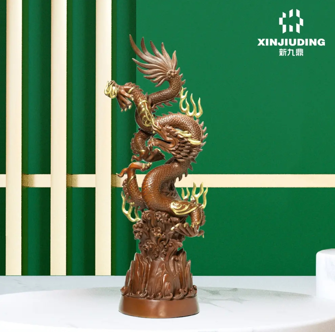 新九鼎銅藝美術(shù)館三號展廳——銅工藝品：青云直上